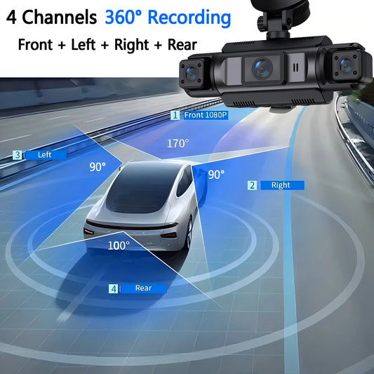 2026 DASH CAMERA - 4 CHANNEL