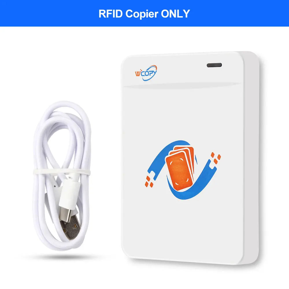 FOB Copier Duplicator Reader Writer 125KHz 13.56MHz USB Programmer Key fobs UID T5577 Rewritable Support NFC Phone / Wristband