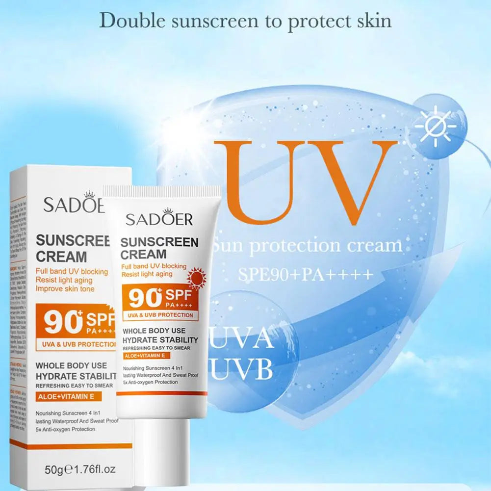 Facial Body Sunscreen SPF90+/SPF50+ Anti Sun UV Protector