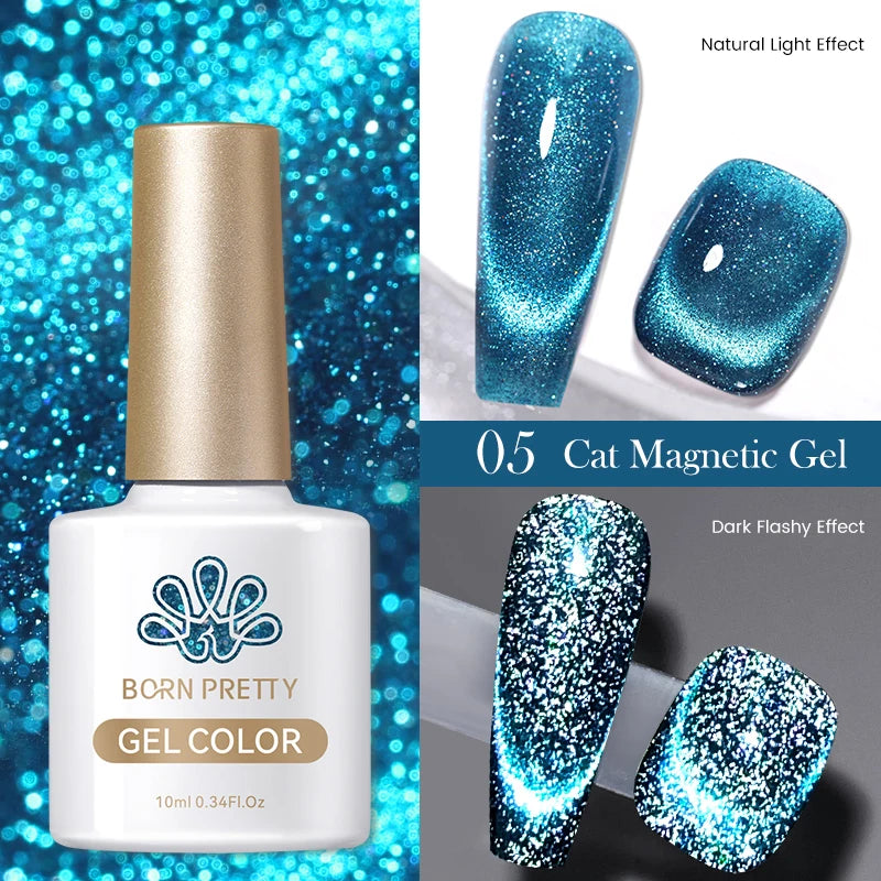 BORN PRETTY 117 Colors Cat Magnetic Gel Nail Polish