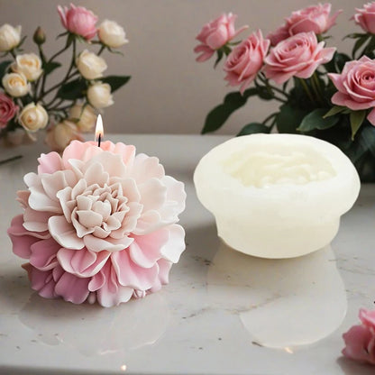 Hibiscus Flower Mold for Candle & Soap