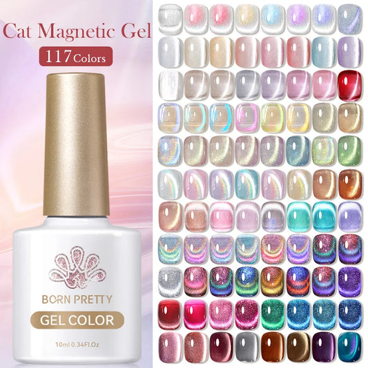BORN PRETTY 117 Colors Cat Magnetic Gel Nail Polish