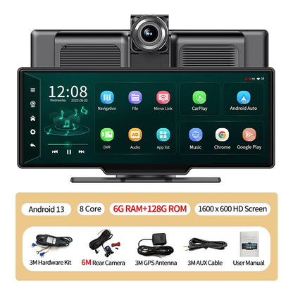 SMART 10.26 INCH CARPLAY WITH  INBUILD DASH CAMERA