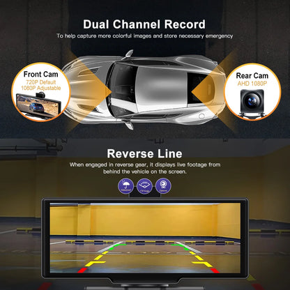 SMART 10.26 INCH CARPLAY WITH  INBUILD DASH CAMERA