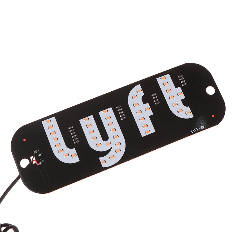 LYFT LED TAXI SIGN - PURPLE