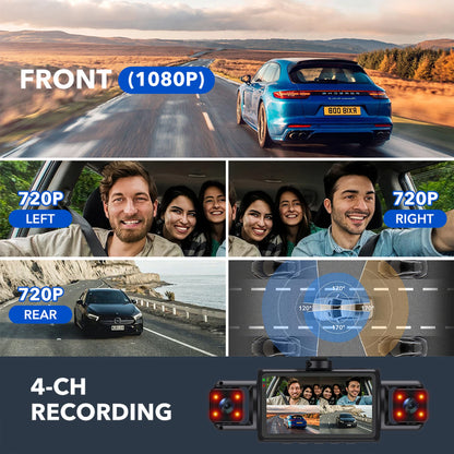 2026 DASH CAMERA - 4 CHANNEL