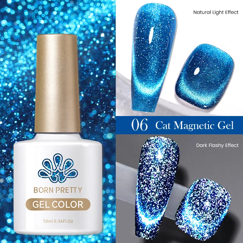 BORN PRETTY 117 Colors Cat Magnetic Gel Nail Polish