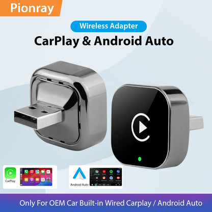 2026 Pionray 2 in 1 Wireless CarPlay :